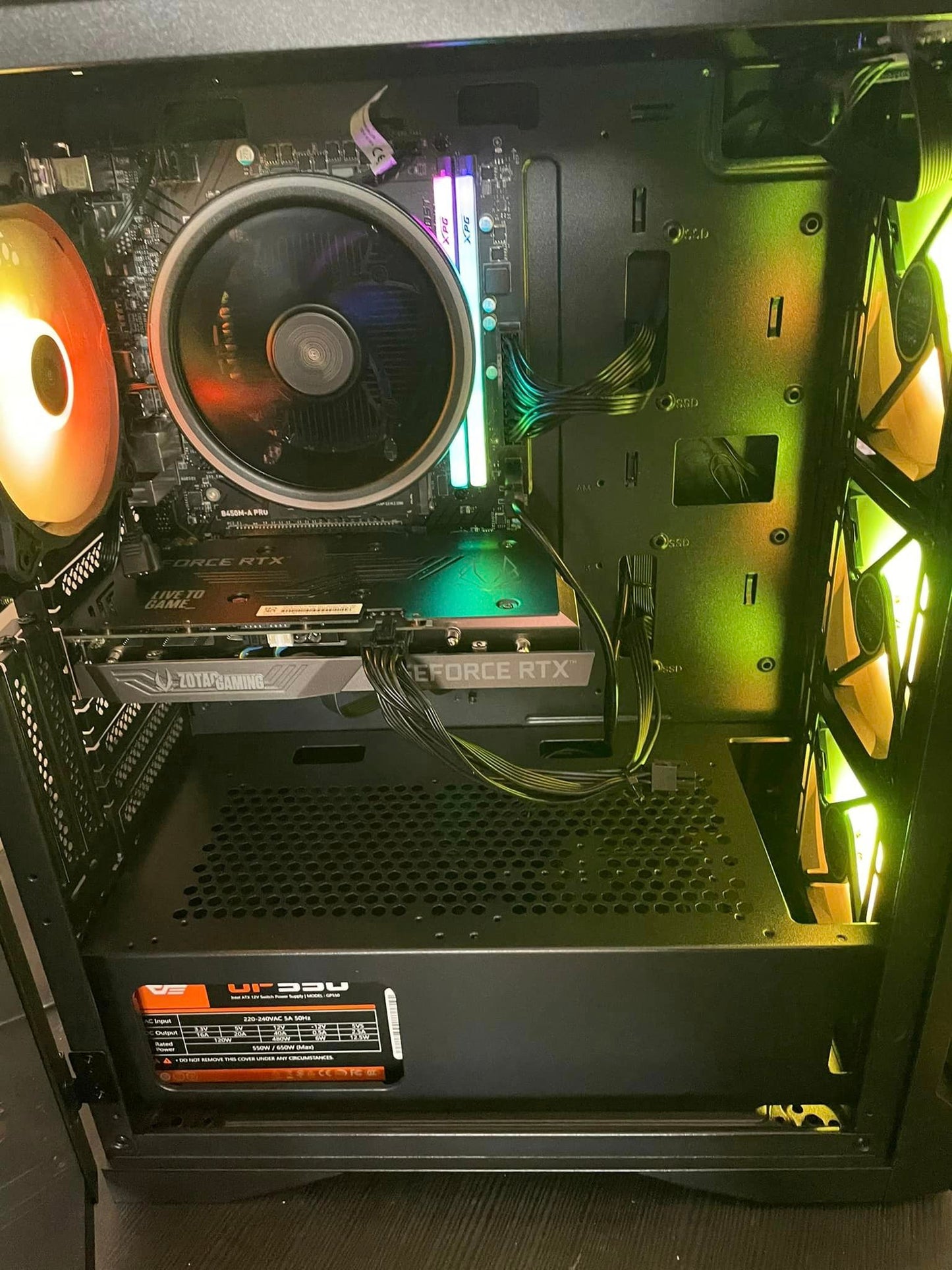 Ex-Build PC AMD Ryzen 5 5500- RTX 3060 12GB- 16 GB RAM-512 GB SSD