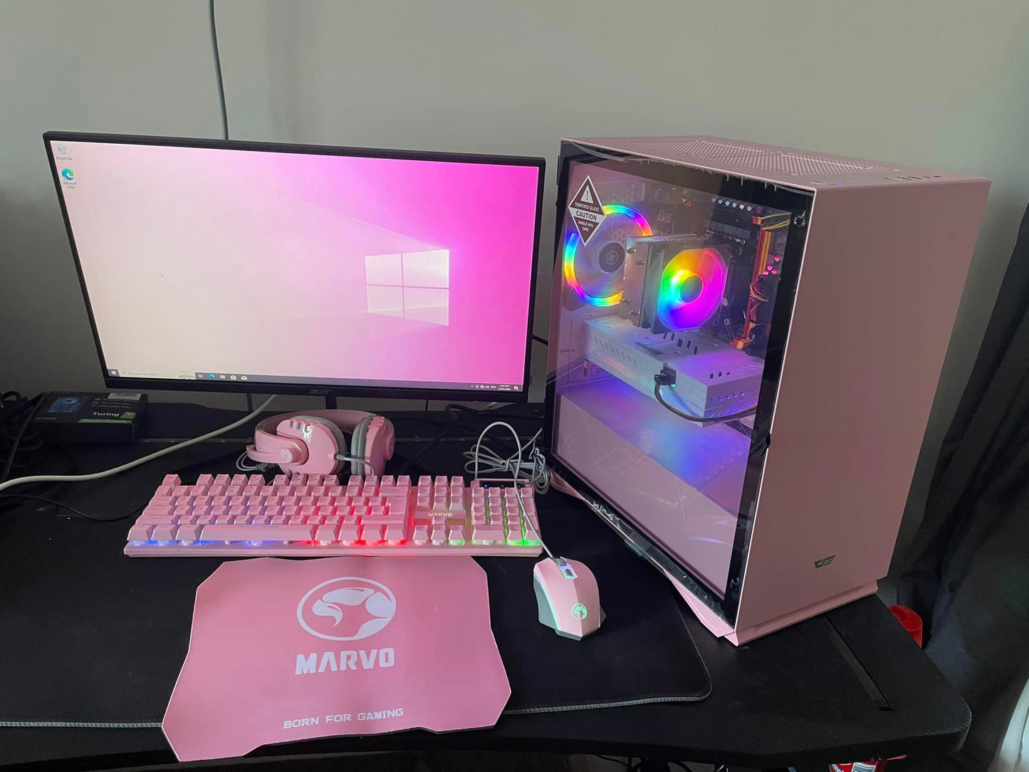 Pink PC- E5-2650v2 8 Cores/ 16 Threads- RX 580 8GB