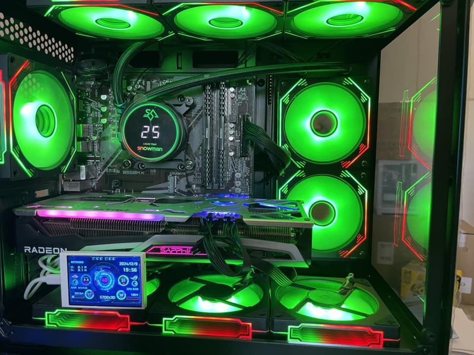 Ryzen 7 5700x3D- RX 6700- Liquid Cooler
