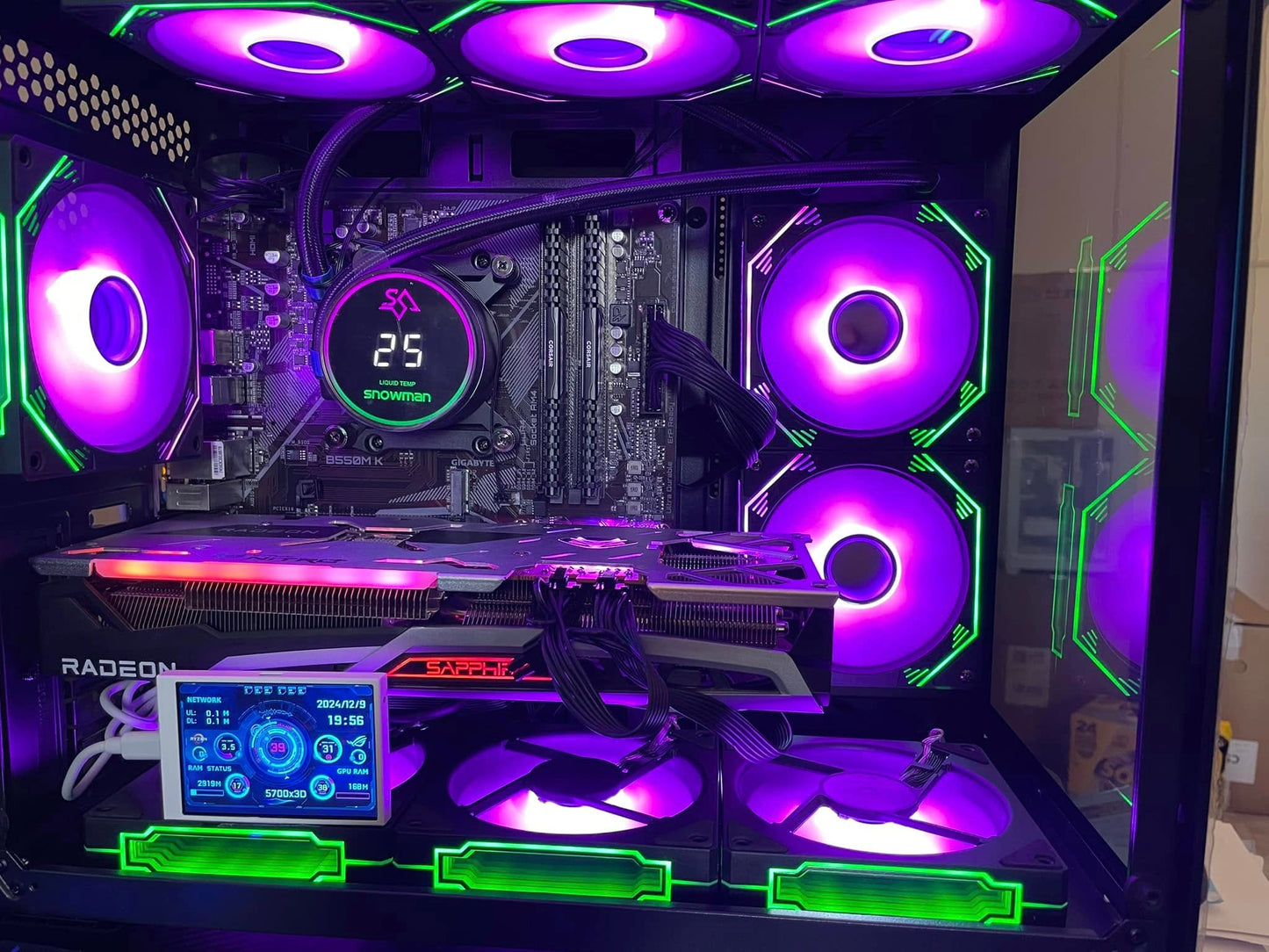 Ryzen 7 5700x3D- RX 6700- Liquid Cooler