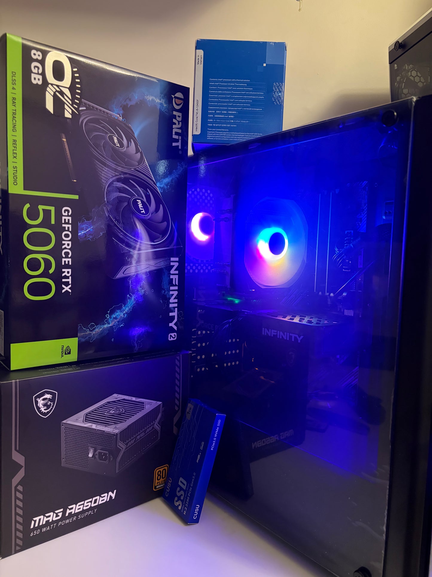 Intel Core I7 10700, RTX 5060, 32 GB RAM