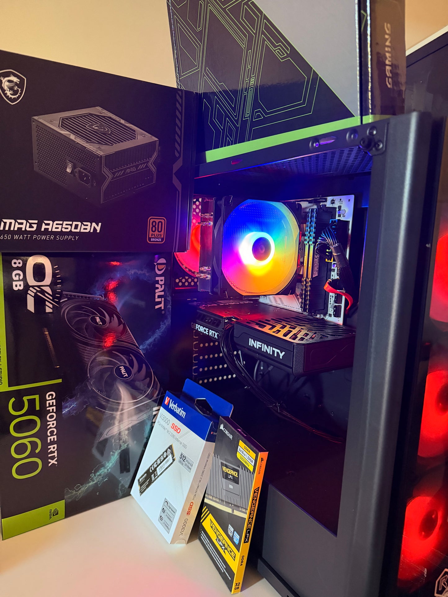 Ryzen 7 5700x, RTX 5060, 32 GB RAM