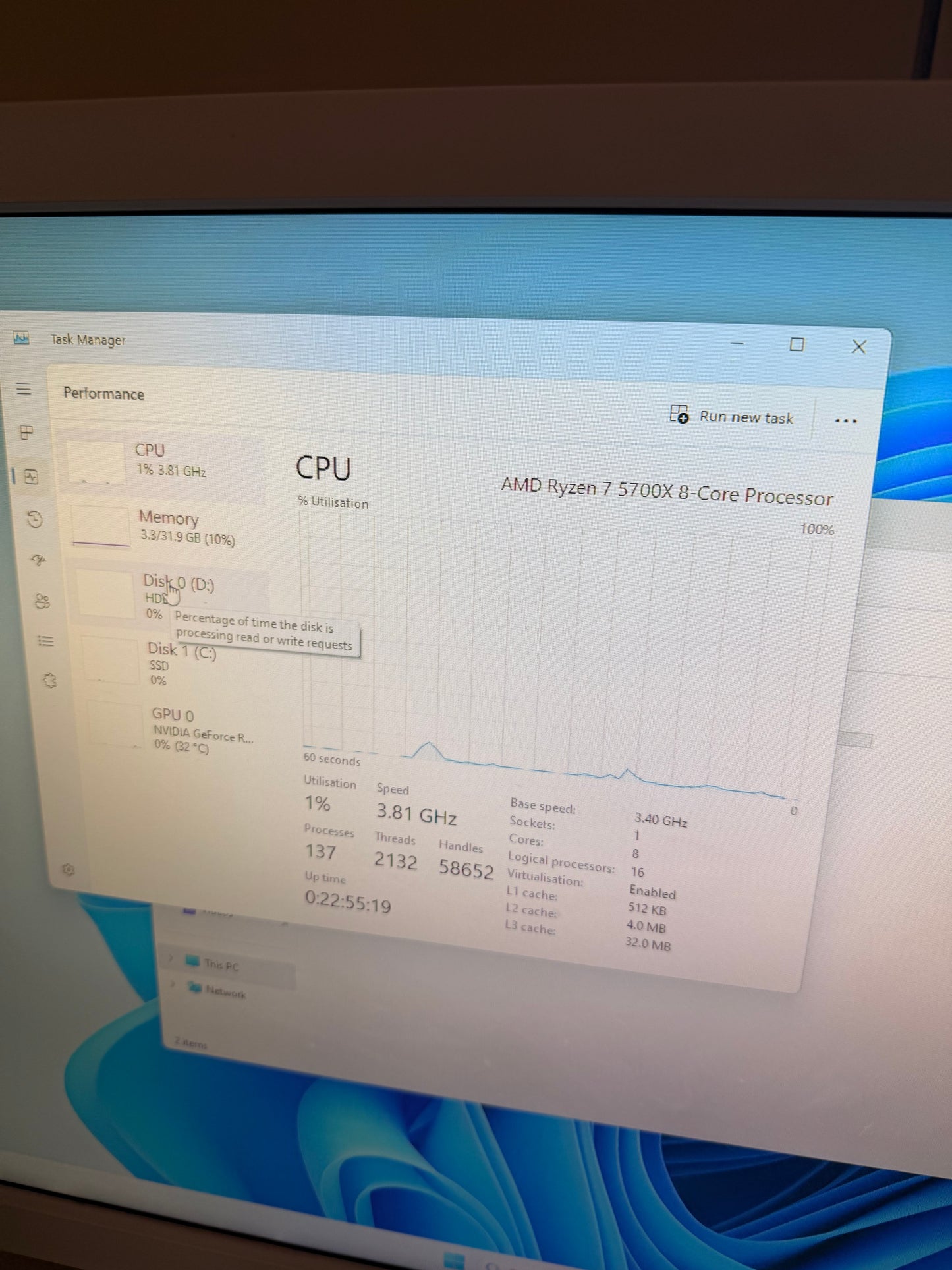 Ryzen 7 5700x, RTX 5060, 32 GB RAM