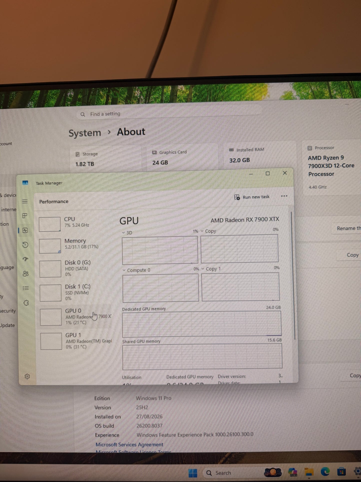 Ryzen 9 7900x3D, RX 7900XTX, Gen 5 MVNe SSD