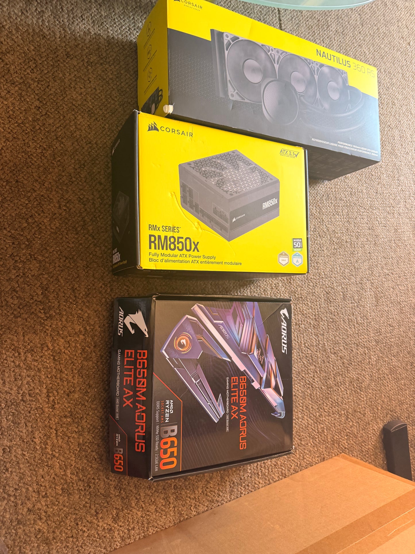 Ryzen 9 7900x3D, RX 7900XTX, Gen 5 MVNe SSD