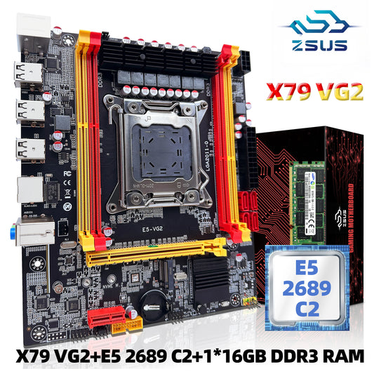 [ Special- Online Only] Combo- x79 motherboard, E5 2689( 8 Cores/ 16 threads), 16 GB ECC RAM